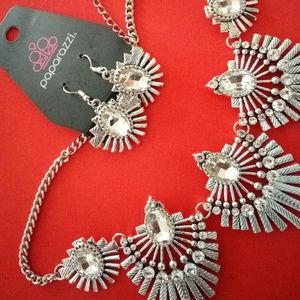 Necklace and earrings